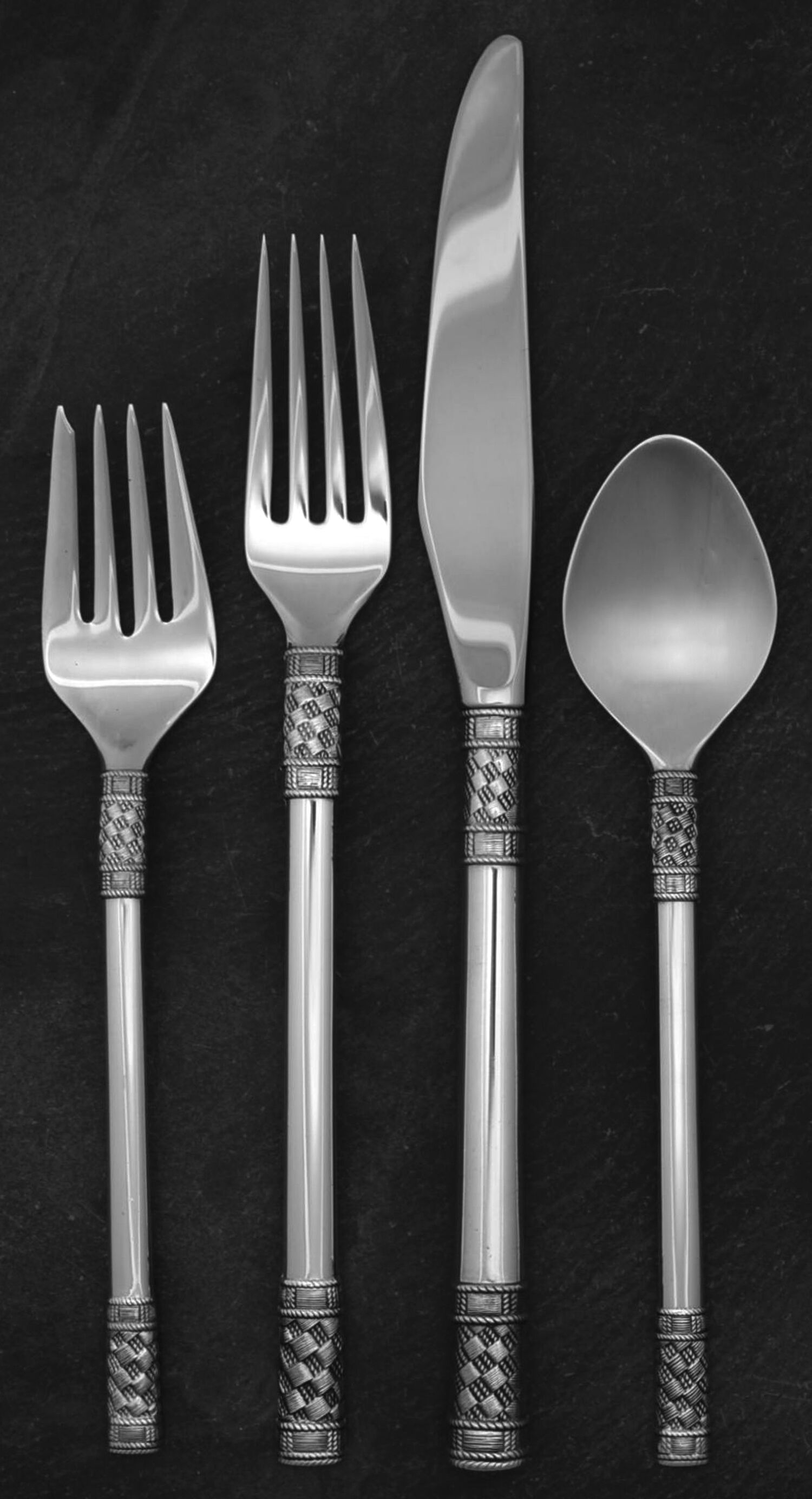 Aegean Weave (Sterling, 1970) 32 Piece Estate Set by Wallace Silver-1