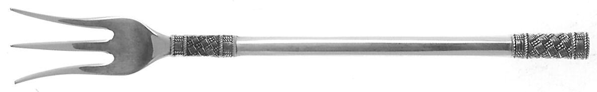 Aegean Weave (Sterling, 1970) Lemon Fork by Wallace Silver-1