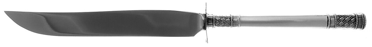 Aegean Weave (Sterling, 1970) Small Steak Carving Knife with Stainless Blade by Wallace Silver-1