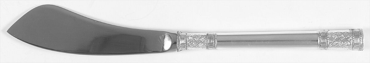 Aegean Weave (Sterling, 1970) Hollow Handle Master Butter Knife by Wallace Silver-1