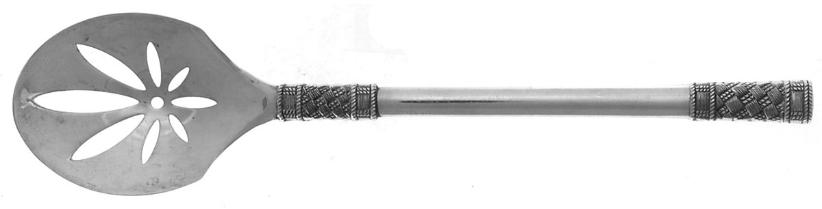 Aegean Weave (Sterling, 1970) Solid Bon Bon Spoon by Wallace Silver-1