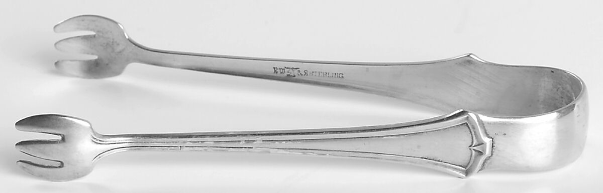 America (Sterling, 1915) Small Sugar Tongs by Wallace Silver-1