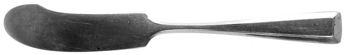 Cabot (Sterling, 1917) Flat Handle Butter Spreader by Wallace Silver-1
