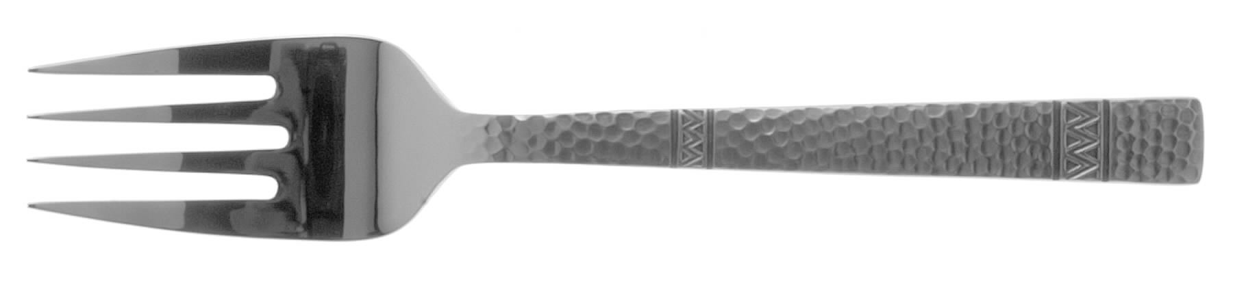 Cheyenne (Stainless) Medium Solid Cold Meat Serving Fork by Wallace Silver-1
