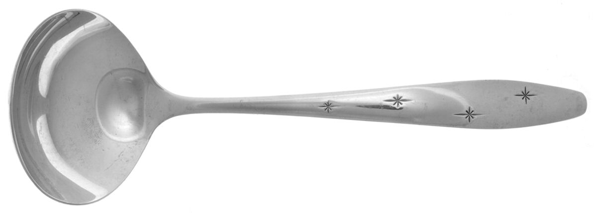 Dawn Star (Sterling, 1958) Solid Gravy Ladle by Wallace Silver-1