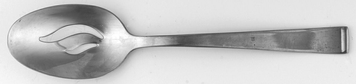 Georgetown (Stainless) Pierced Tablespoon (Serving Spoon) by Wallace Silver-1