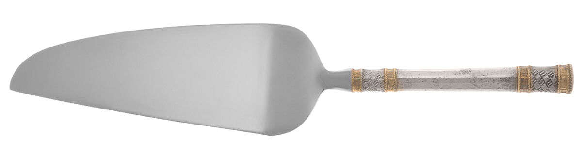 Golden Aegean Weave (Sterling, 1971) Pie and Cake Server with Stainless Blade HC by Wallace Silver-1