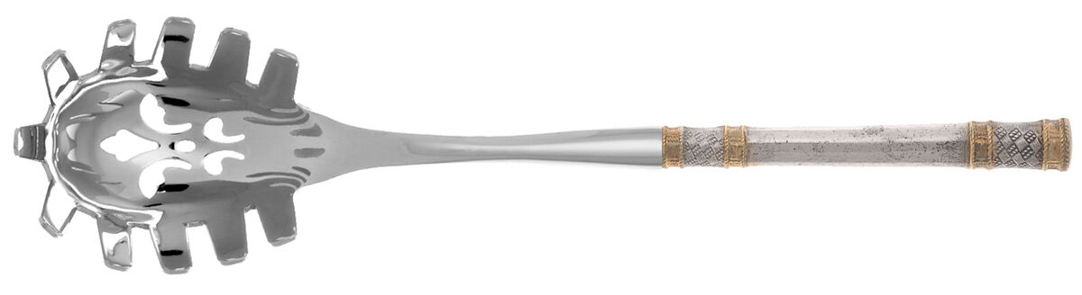 Golden Aegean Weave (Sterling, 1971) Pasta Server with Stainless Bowl HC by Wallace Silver-1