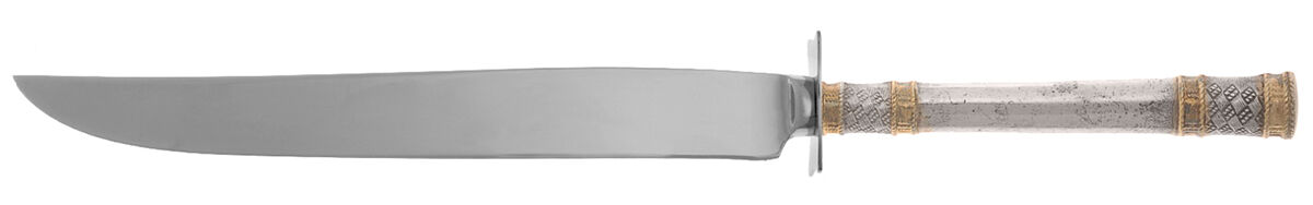 Golden Aegean Weave (Sterling, 1971) Carving Knife Small with Stainless Blade HC by Wallace Silver-1