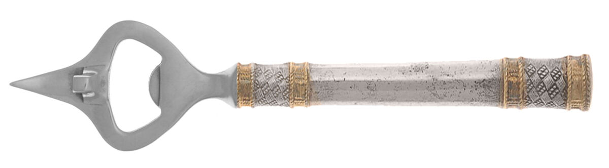 Golden Aegean Weave (Sterling, 1971) Bottle/Can Opener with Stainless Bowl HC by Wallace Silver-1