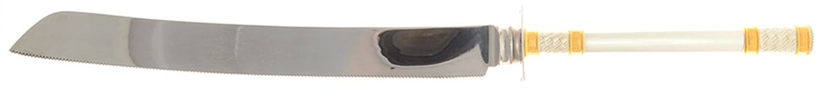 Golden Aegean Weave (Sterling, 1971) Cake Slicer with Stainless Blade by Wallace Silver-1