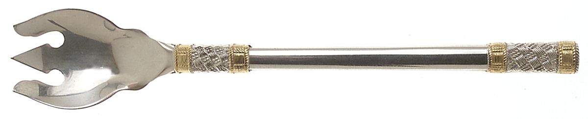 Golden Aegean Weave (Sterling, 1971) Ice Cream Fork CM by Wallace Silver-1