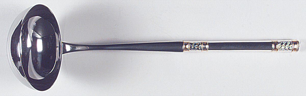 Golden Aegean Weave (Sterling, 1971) Soup Ladle with Stainless Bowl by Wallace Silver-1