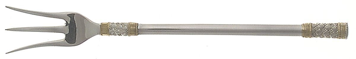 Golden Aegean Weave (Sterling, 1971) Lemon Fork by Wallace Silver-1