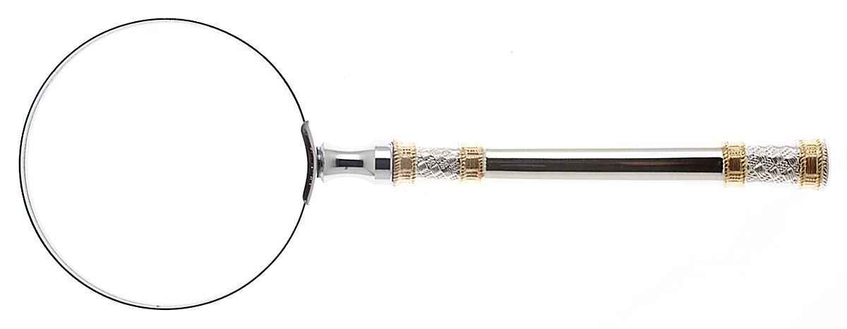 Golden Aegean Weave (Sterling, 1971) Magnifying Glass by Wallace Silver-1