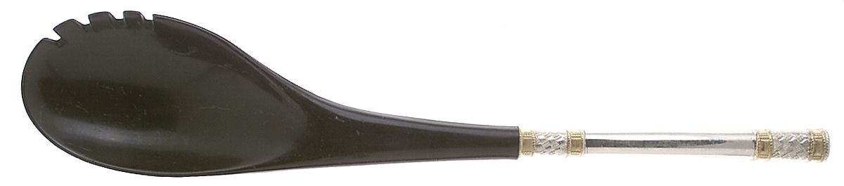 Golden Aegean Weave (Sterling, 1971) Salad Serving Fork with Plastic Prongs by Wallace Silver-1