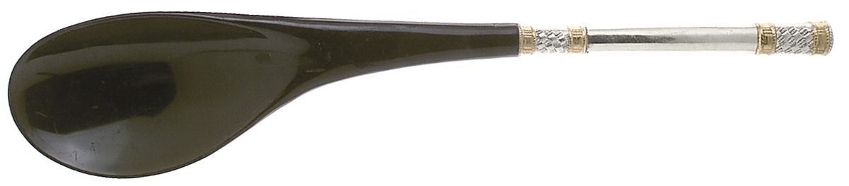 Golden Aegean Weave (Sterling, 1971) Salad Serving Spoon with Plastic Bowl by Wallace Silver-1
