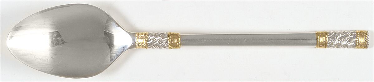 Golden Aegean Weave (Sterling, 1971) Tablespoon (Serving Spoon) by Wallace Silver-1