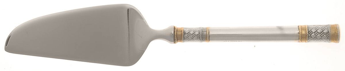 Golden Aegean Weave (Sterling, 1971) Cheese Knife with Stainless Blade by Wallace Silver-1