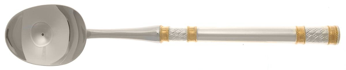 Golden Aegean Weave (Sterling, 1971) Ice Cream Scoop with Stainless Bowl by Wallace Silver-1