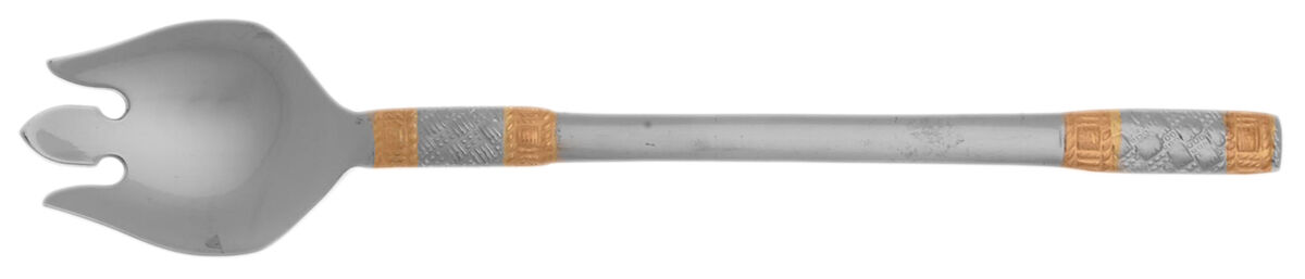 Golden Corsica (Stainless, Gold Accent) Ice Cream Fork HC by Wallace Silver-1