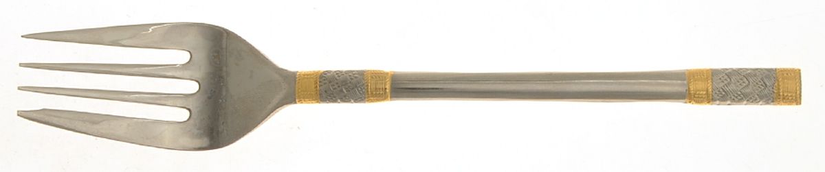 Golden Corsica (Stainless, Gold Accent) Individual Salad Fork by Wallace Silver-1