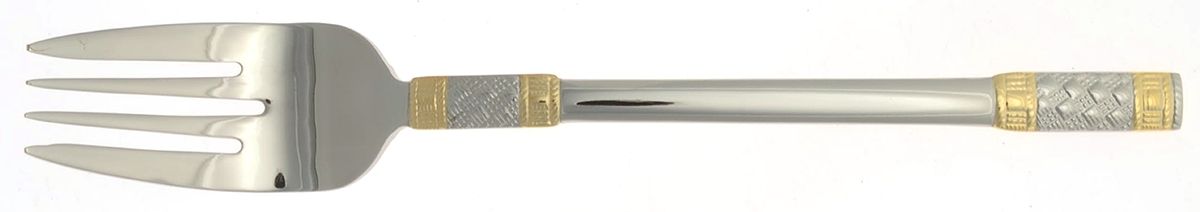 Golden Corsica (Stainless, Gold Accent) Individual Salad Fork by Wallace Silver-1