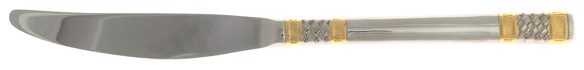 Golden Corsica (Stainless, Gold Accent) Hollow Modern Knife by Wallace Silver-1
