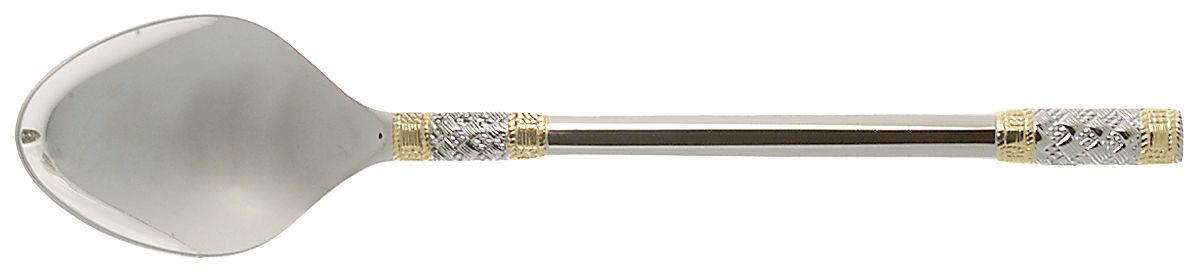 Golden Corsica (Stainless, Gold Accent) Teaspoon by Wallace Silver-1