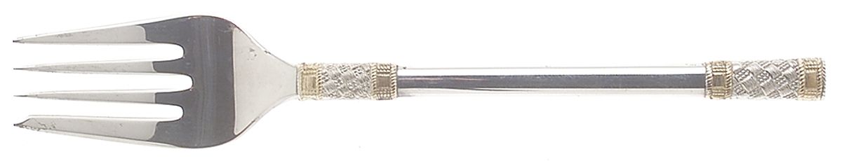 Golden Corsica (Stainless, Gold Accent) Individual Salad Fork by Wallace Silver-1