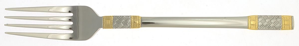 Golden Corsica (Stainless, Gold Accent) Fork by Wallace Silver-1