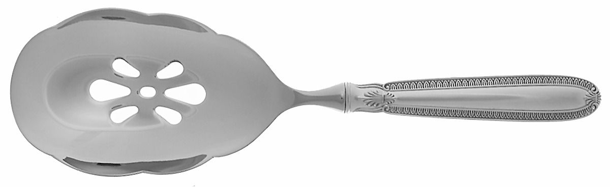 Impero (Sterling) Pierced Casserole Spoon with Stainless Bowl by Wallace Silver-1