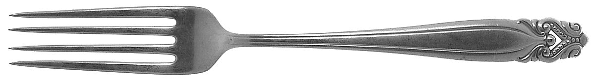 King Christian (Sterling, 1940, No Monograms) Fork by Wallace Silver-1