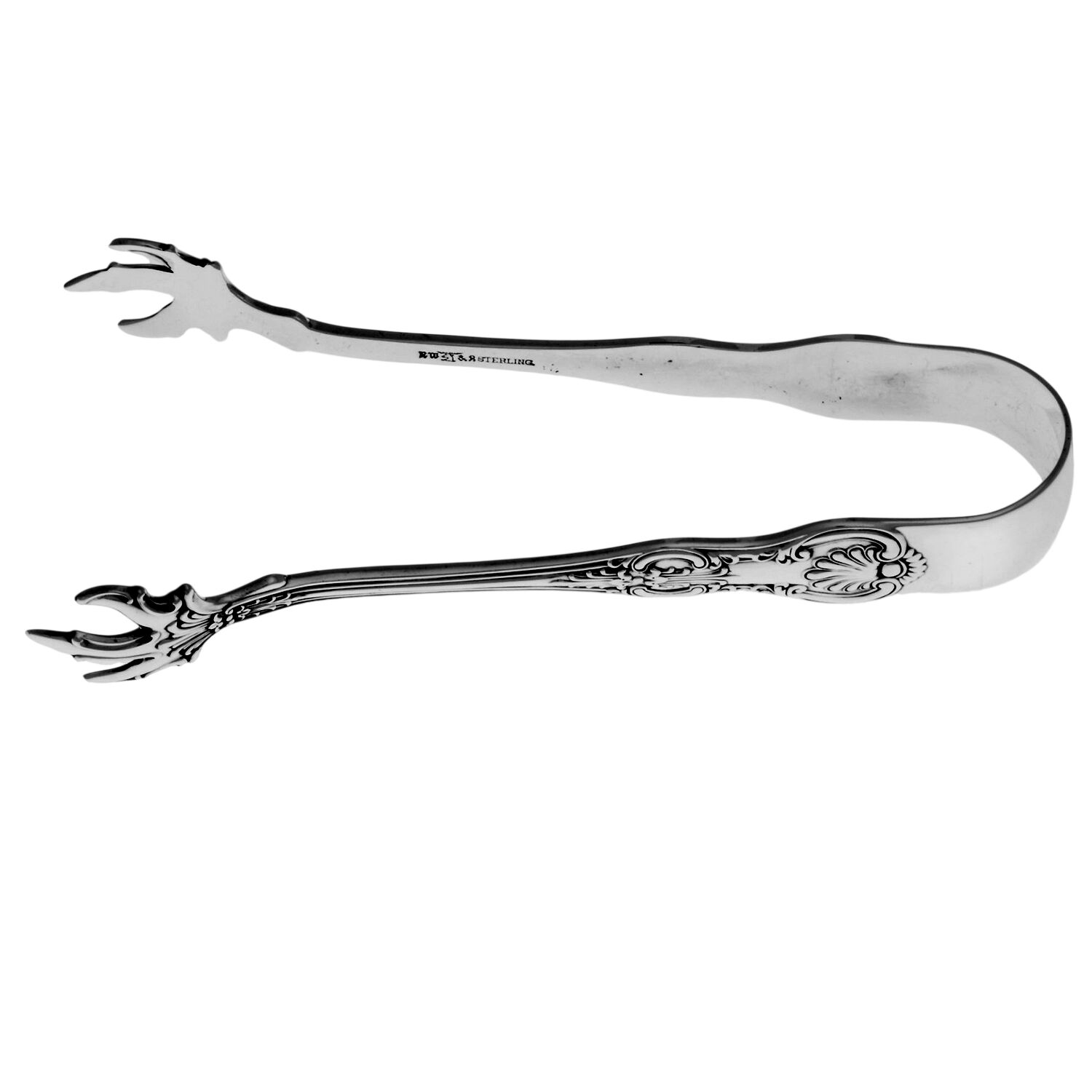 Kings (Sterling, 1903) Large Sugar Tongs by Wallace Silver-1
