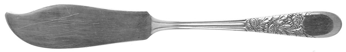 Nine Flowers (Silverplate, 1933) Flat Handle Master Butter Knife by Wallace Silver-1