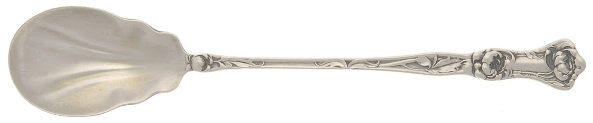 Peony (Sterling, 1906, No Monograms) Relish Spoon by Wallace Silver-1