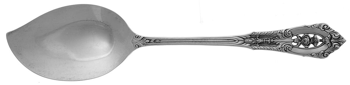 Rose Point (Sterling, 1934, No Monograms) Large Solid Jelly Server by Wallace Silver-1