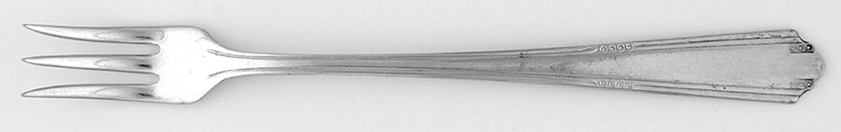 Simplicity (Silverplate, 1933) Cocktail/Seafood Fork by Wallace Silver-1