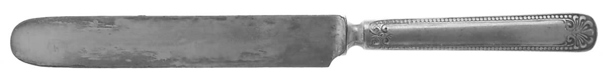 Stuart (Silverplate, 1899) Blunt Solid Knife by Wallace Silver-1