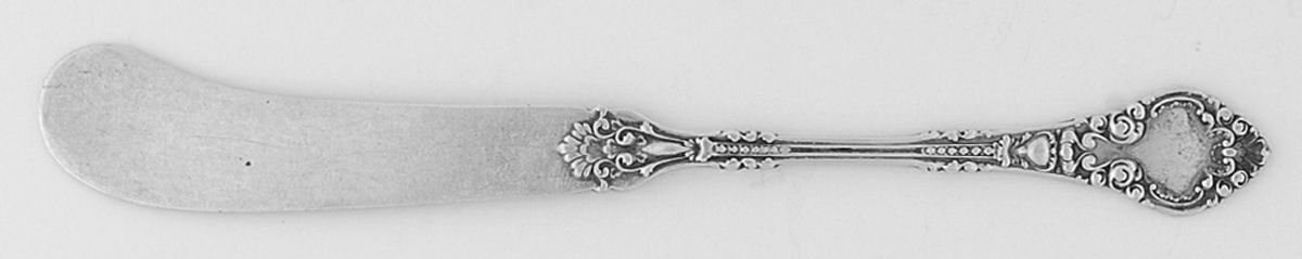 Athenia (Sterling, 1890) Flat Handle Butter Spreader by Wendell-1