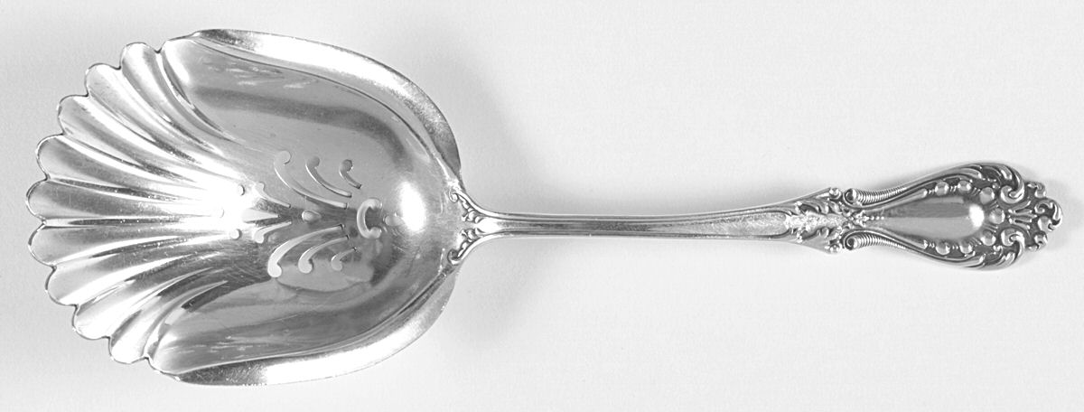 Princess (Sterling, 1900) Pierced Almond Spoon by Watson-1