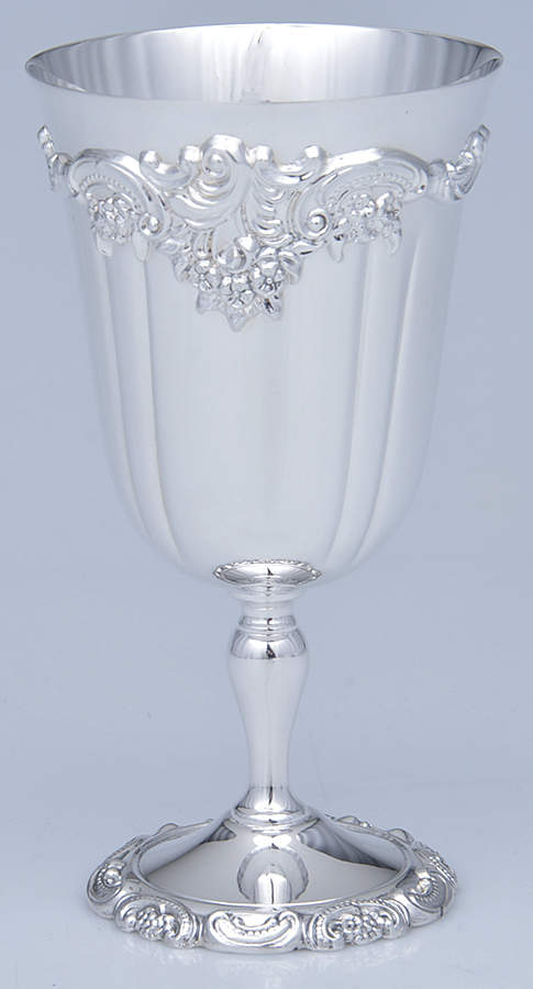 Baroque (Silverplate, Hollowware, Older) Water Goblet by Wallace Silver-1