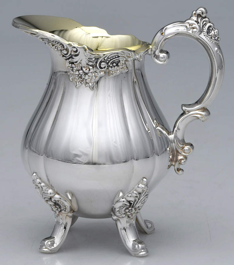 Baroque (Silverplate, Hollowware, Older) Silverplate Mini Creamer by Wallace Silver-1