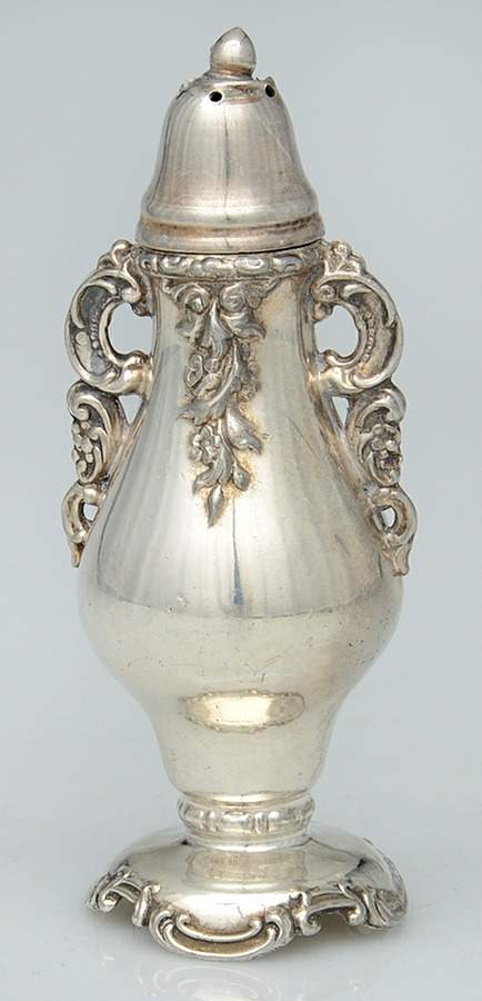 Baroque (Silverplate, Hollowware, Older) Salt Shaker by Wallace Silver-1