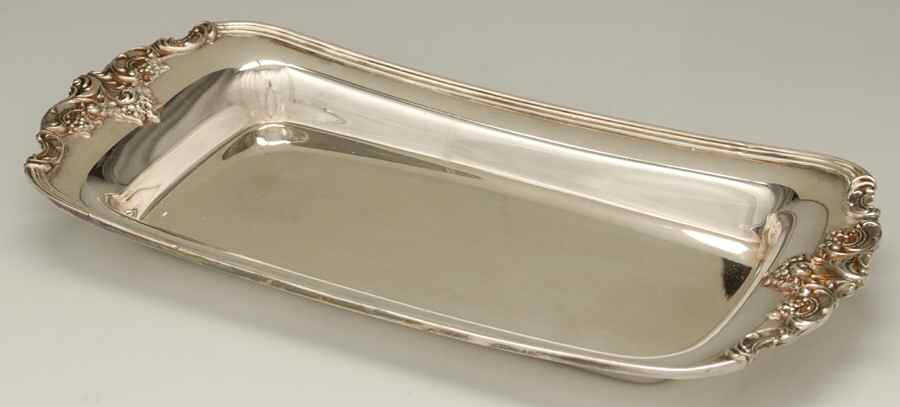 Baroque (Silverplate, Hollowware, Older) 13" Bread Tray by Wallace Silver-1