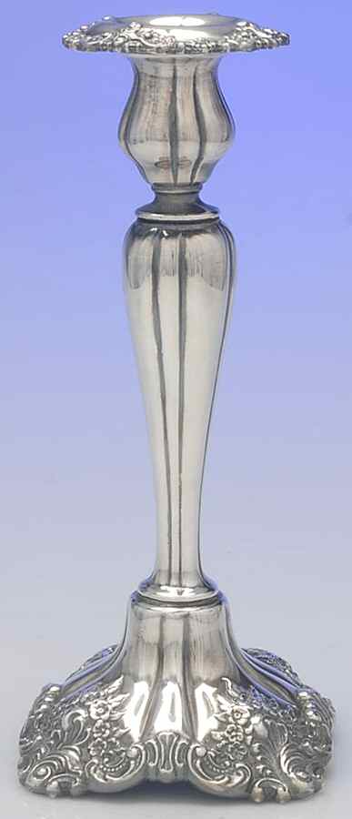 Baroque (Silverplate, Hollowware, Older) 10" Candlestick by Wallace Silver-1