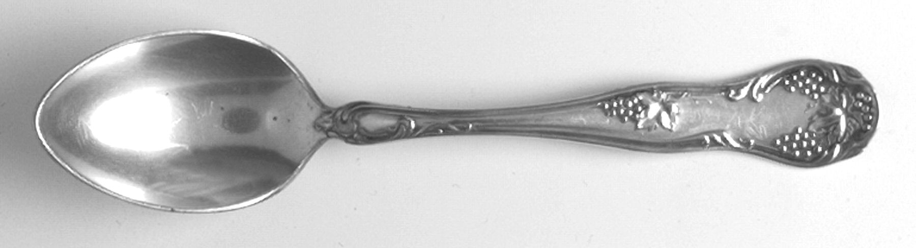 Grape (Silverplate, 1910) Demitasse Spoon by W Silver Plate-1