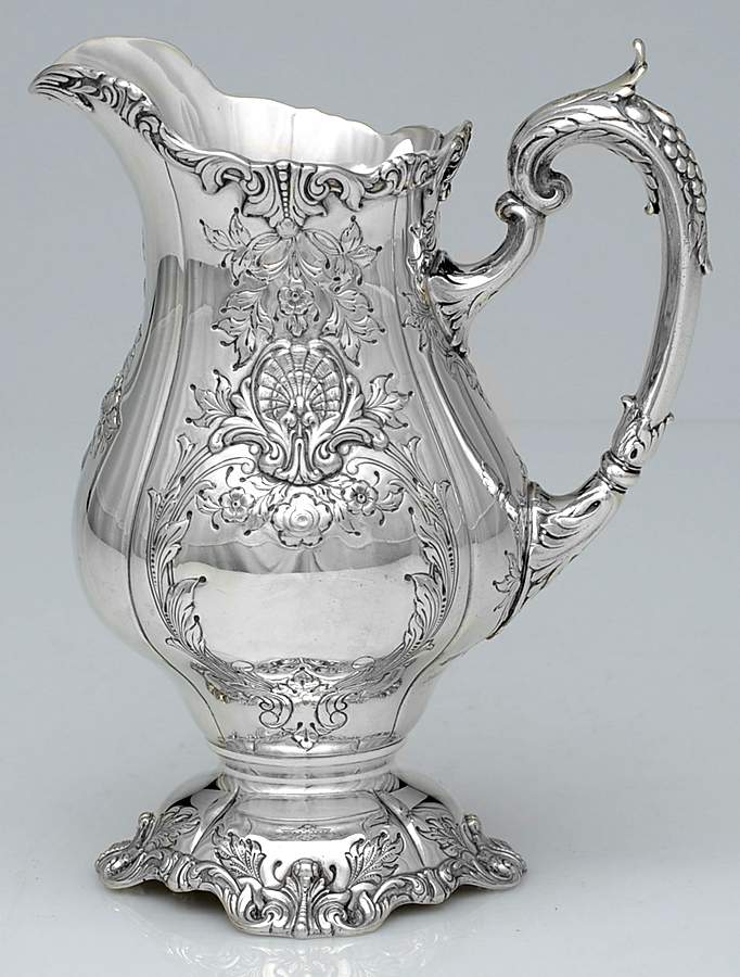 Sir Christopher (Strl, Hlwr, 4800-1, Hand Chased) Creamer by Wallace Silver-1