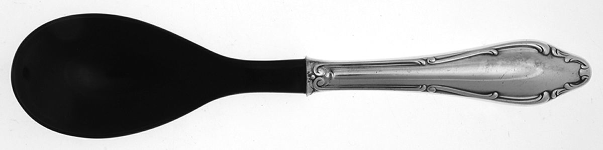 WLN4 (Silverplate) Salad Serving Spoon with Plastic Bowl by Wellner (Germany)-1