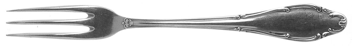 WLN4 (Silverplate) Cocktail/Seafood Fork by Wellner (Germany)-1